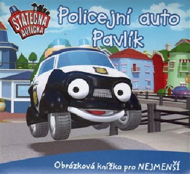 Policejn auto Pavlk - leporelo kniha Staten autka - Elin Ferner