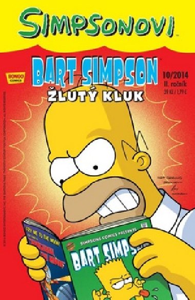 Simpsonovi - Bart Simpson 10/2014 - lut kluk - Matt Groening