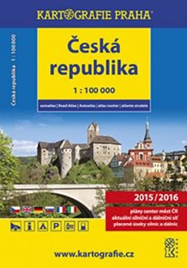 Autoatlas esk republika 1:100 000 - spirla - Kartografie - Kartografie Praha