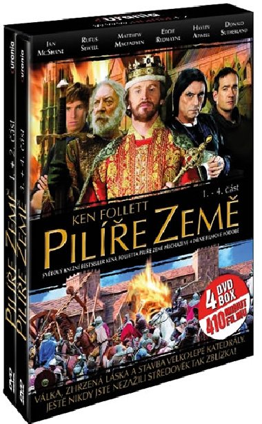 Pile zem 1.- 4. st 4 DVD - Follett Ken