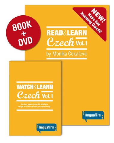 Read + Learn Czech Vol.1 (uebnice+DVD) - ekalov Monika