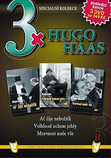 3x Hugo Haas II. - Speciln kolekce - 3DVD - neuveden