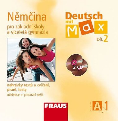 Deutsch mit Max A1/dl 2 - CD /2ks/ - Olga Fiarov; Milena Zbrankov