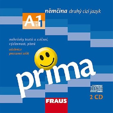 Prima A1/dl 1 - CD k uebnice /2ks/ - Jin Friederike; Lutz Rohrmann; Milena Zbrankov