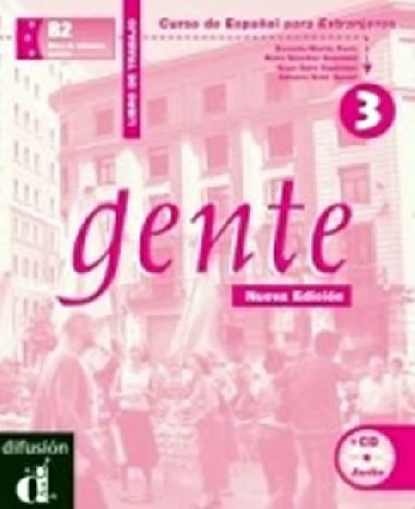 Gente 3 Nueva Ed. - Libro de trabajo + CD - kolektiv autor