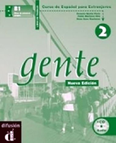 Gente 2 Nueva Ed. - Libro de trabajo + CD - kolektiv autor
