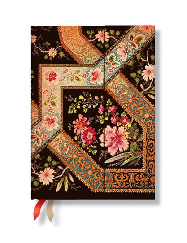 Zpisnk - Filigree Floral - Ebony Wrap, midi 120x170 - Paperblanks