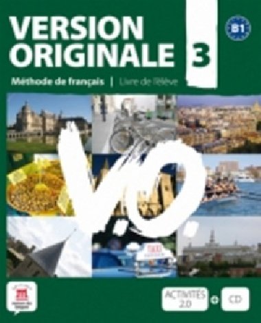 Version Originale 3 - Livre de léleve + CD + DVD - C. Ollivier; E. Perrichon; M. Denyer