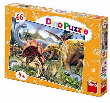 Dinosaui - puzzle 66 dlk - Dino Toys