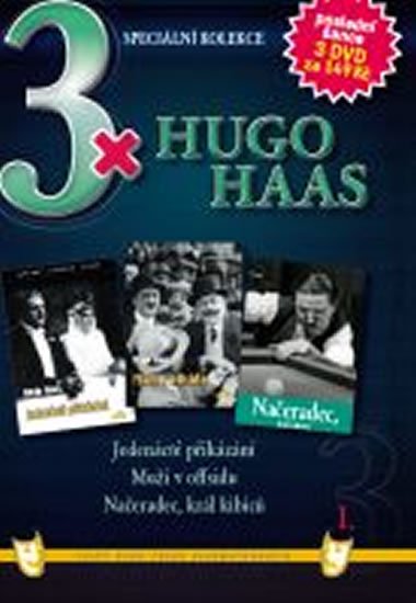 3x DVD - Hugo Haas I. - neuveden