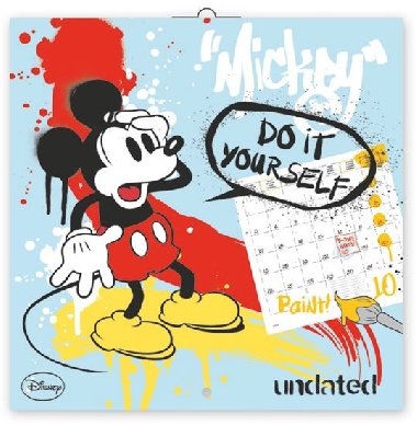 Kalend - W. Disney Mickey Mouse omalovnkov - nstnn (CZ, SK, HU, GB) - neuveden