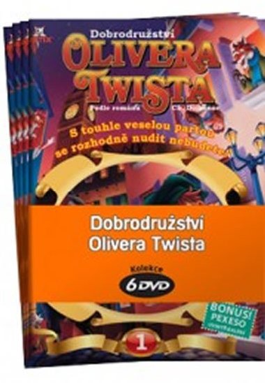 Dobrodrustv Olivera Twista 1 - 6 / kolekce 6 DVD - Dickens Charles