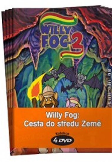 Willy Fog: Cesta do stedu Zem - kolekce 4 DVD - Verne Jules