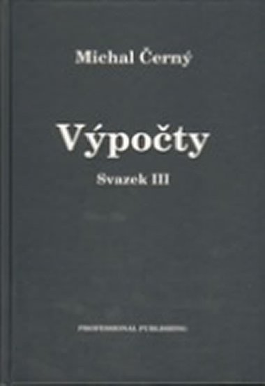 Vpoty, svazek III - ern Michal