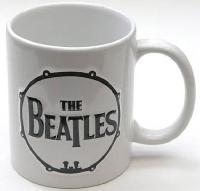 Hrnek keramick - Beatles/logo 3D buben - neuveden