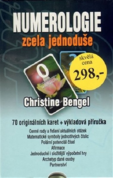 Numerologie zcela jednodue - 70 originlnch karet + vkladov pruka - Christine Bengel