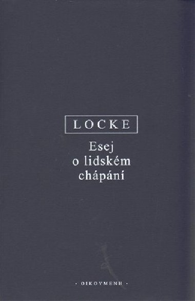 Esej o lidskm chpn - John Locke