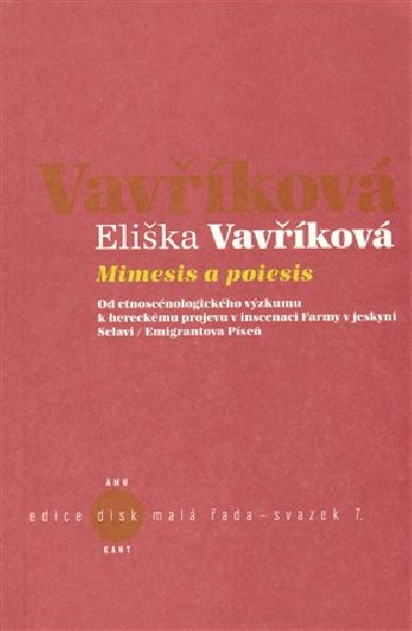 Mimesis a poiesis  + CD - Elika Vavkov