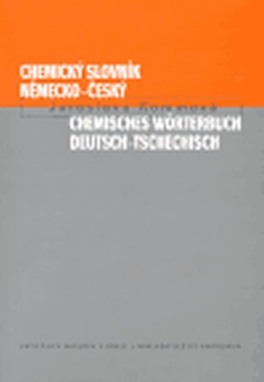 Chemick slovnk nmecko - esk - Jaroslava Kommov