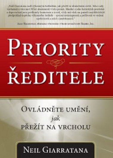 Priority editele - Ovldnte umn, jak pet na vrcholu - Neil Giarratana