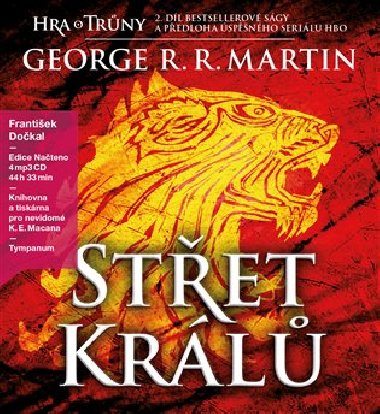 Stet krl (Pse ledu a ohn - Kniha druh) - CD - George R.R. Martin