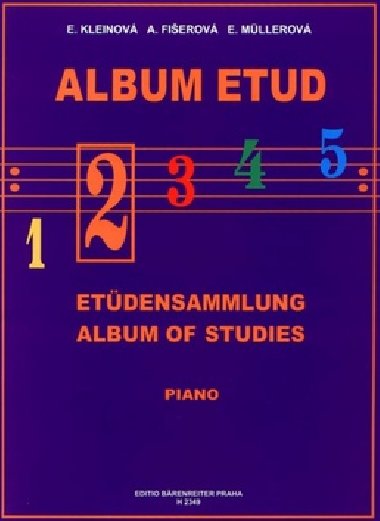 Album etud 2 - Piano - Kleinová, Fišerová, Müllerová