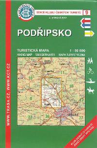 Podipsko - turistick mapa KT 1:50 000 slo 9 - Klub eskch Turist