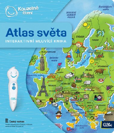 Atlas světa - Kouzelné čtení - Interaktivní mluvící kniha - Otakar Brousek ml.