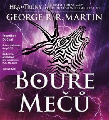 Boue me (Pse ledu a ohn Kniha tet) CD - George R.R. Martin