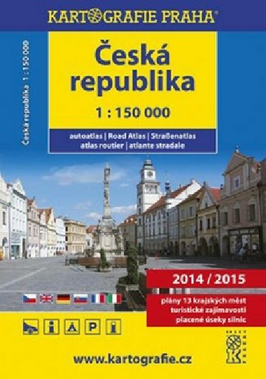 esk republika autoatlas 1:150 000 (Kartografie) - Kartografie Praha