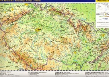 esk republika - administrativn a obecn zempisn mapa koln 1:1 100 000 - Kartografie