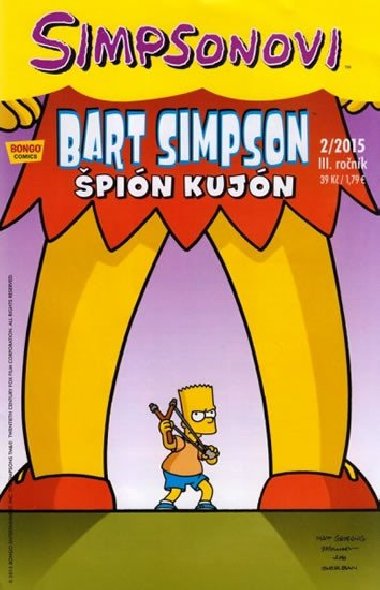 Simpsonovi - Bart Simpson 02/15 - pin kujn - Matt Groening