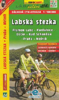 Labsk stezka - cyklomapa 1:100 000 (Pramen Labe - Bad Schandau) - Shocart