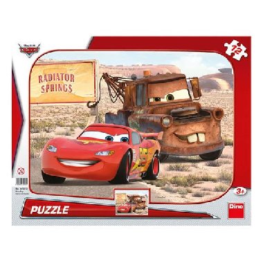 Auta: Blesk & Burk - puzzle 12 dlk - Walt Disney