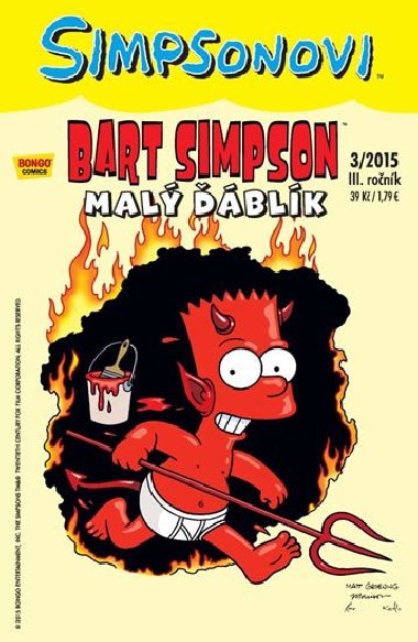 Bart Simpson Mal blk 3/2015 - Matt Groening