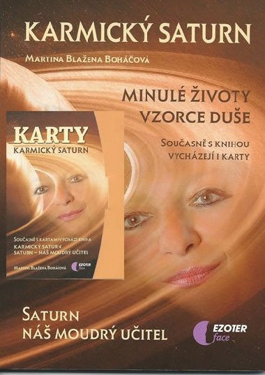 Karmický Saturn (kniha + karty 27 ks) - Martina Blažena Boháčová