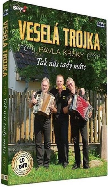 Vesel trojka - Tak ns tady mte - CD+DVD - Vesel trojka Pavla Krky