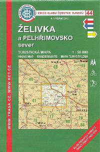 elivka a Pelhimovsko sever - turistick mapa KT 1:50 000 slo 44 - Klub eskch Turisr