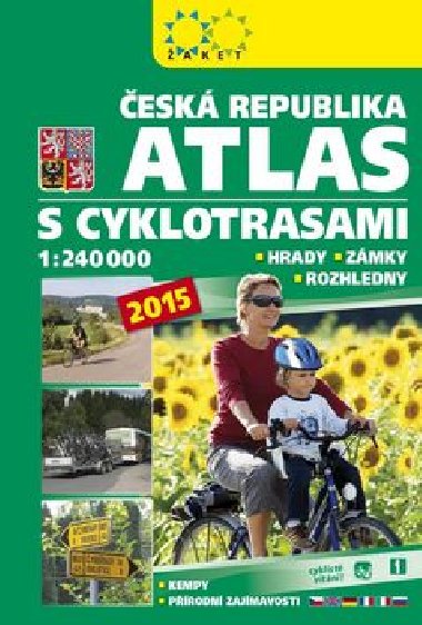 esk republika - Atlas s cyklotrasami 1:240 000 - aket