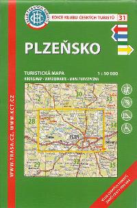Plzesko - turistick mapa KT 1:50 000 slo 31 - Klub eskch Turist