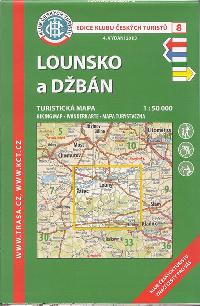 Lounsko a Dbn - turistick mapa KT 1:50 000 slo 8 - Klub eskch Turist