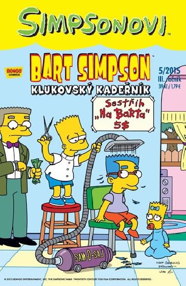 Bart Simpson Klukovsk kadenk - 5/2015 - Matt Groening