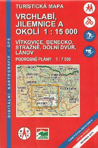 Vrchlab - Jilemnice a okol - turistick mapa 1:15 000 - Rosy