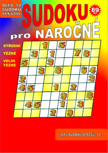Sudoku specil 12 pro nron - Alfasoft