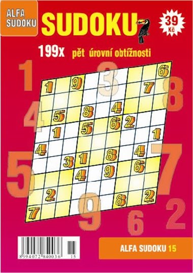 Sudoku 15 - 199x pt rovn obtnosti - Alfasoft