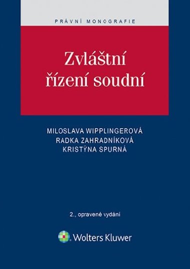 Zvltn zen soudn - Miloslava Wipplingerov; Radka Zahradnkov; Kristna Spurn