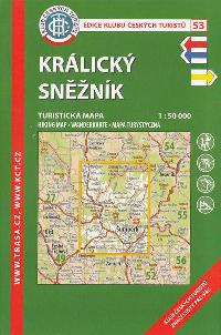 Krlick Snnk 1:50 000 - mapa KT slo 53 - Klub eskch Turist