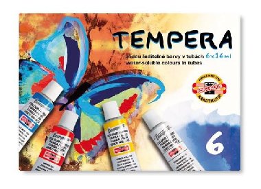 Temperov barvy - 6 barev 6x16 ml - Koh-I-Noor