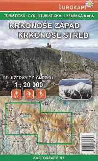 Krkonoe zpad a sted (od Jizerky po Snku) - mapa 1:20 000 - Eurokart