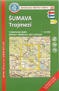 umava Trojmez - turistick mapa KT 1:50 000 slo 66 - Klub eskch Turist
